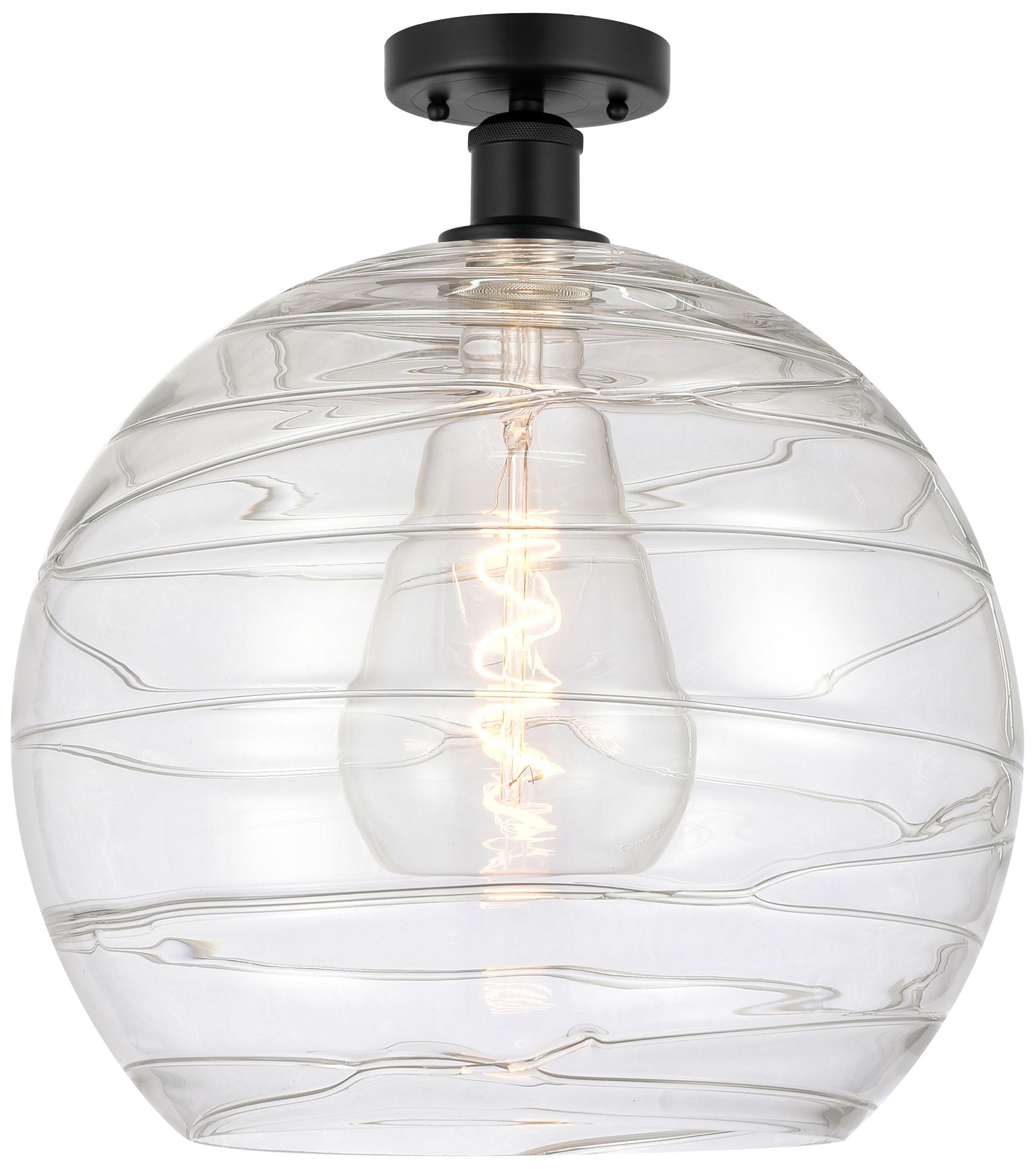 Innovations Lighting Athens Deco Swirl Black Collection