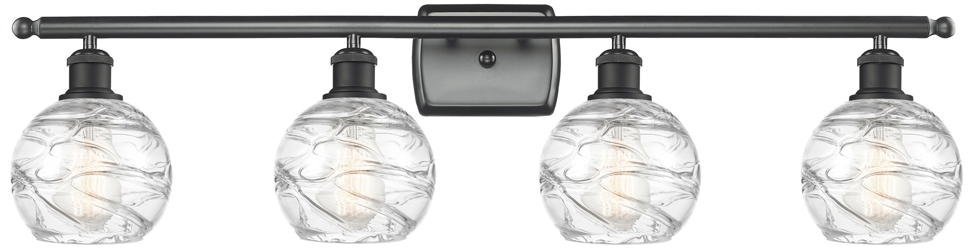 Innovations Lighting Athens Deco Swirl Black Collection