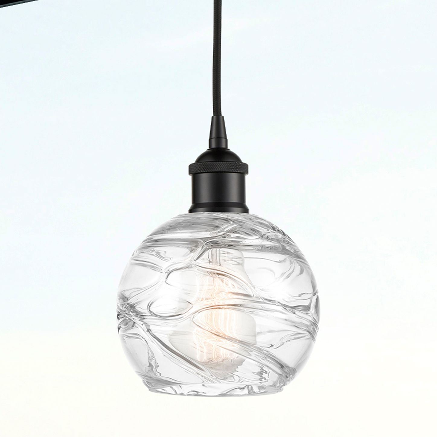 Innovations Lighting Athens Deco Swirl Black Collection