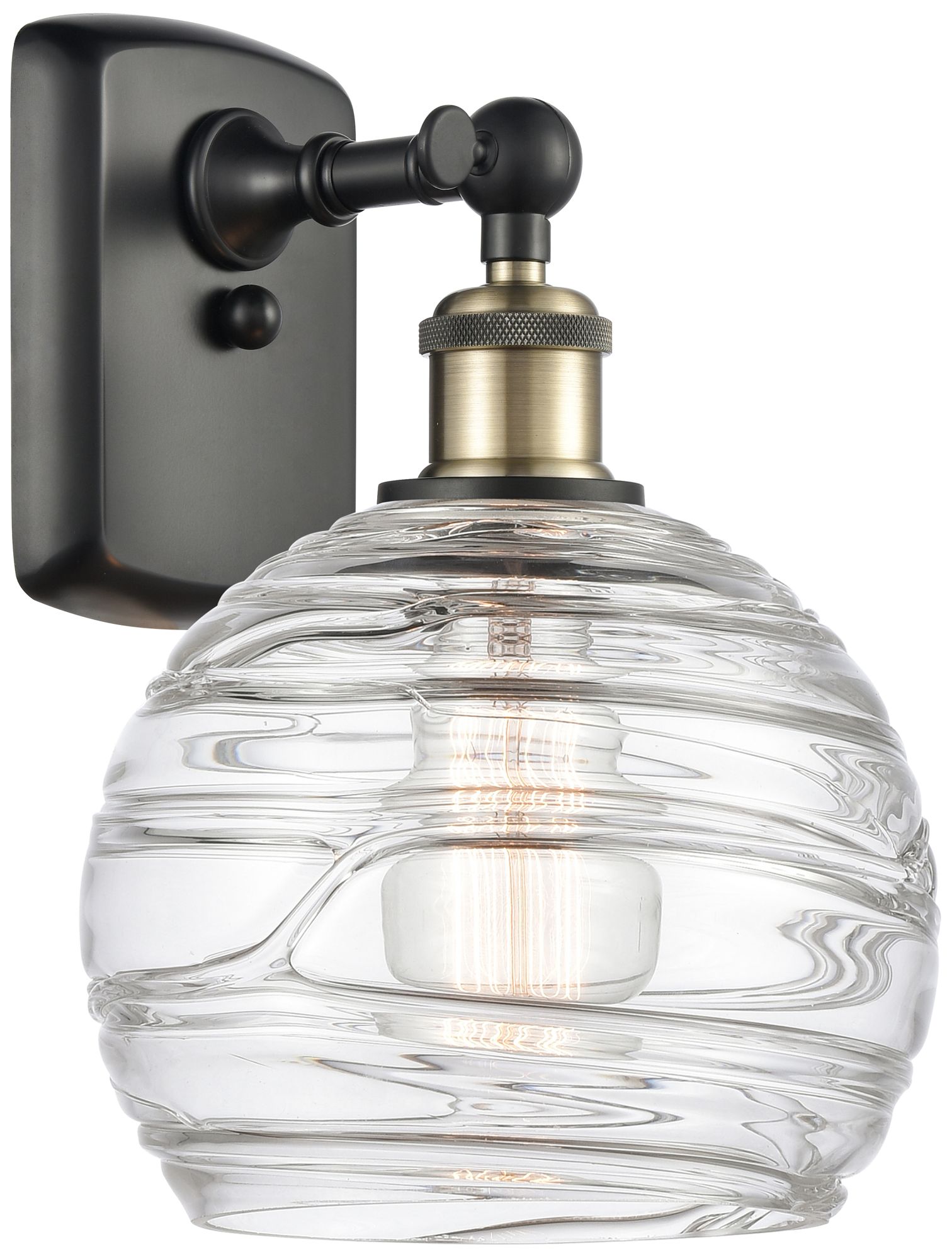 Innovations Lighting Athens Deco Swirl Black Collection