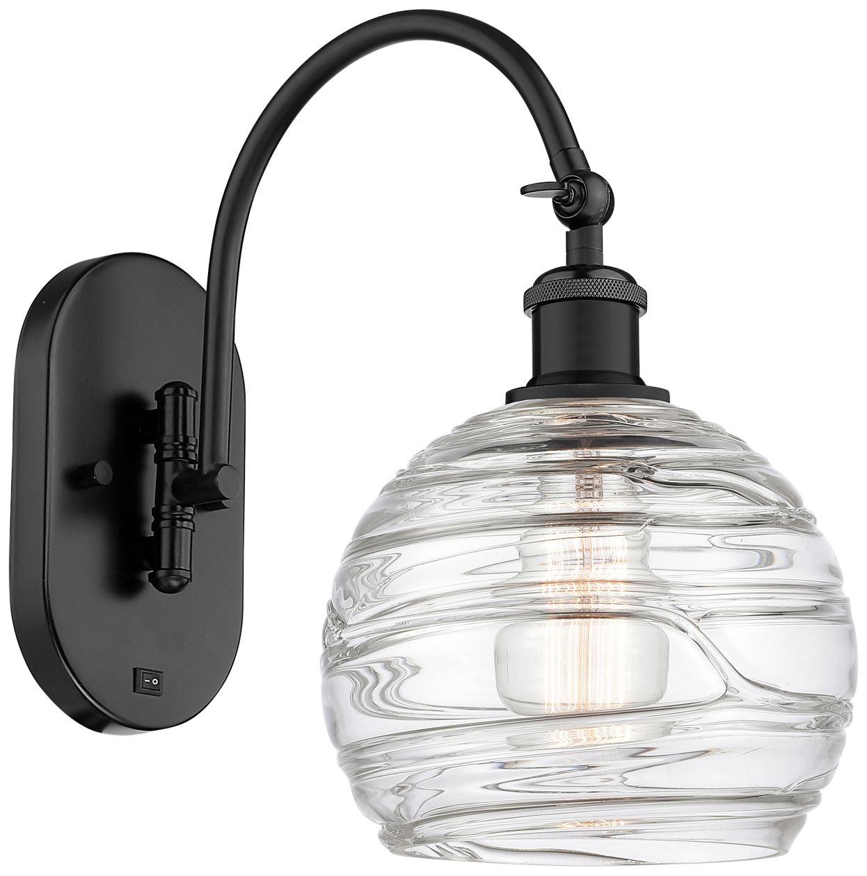Innovations Lighting Athens Deco Swirl Black Collection