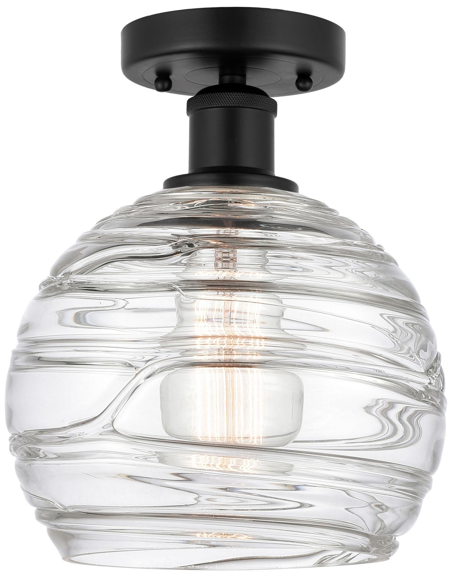 Innovations Lighting Athens Deco Swirl Black Collection