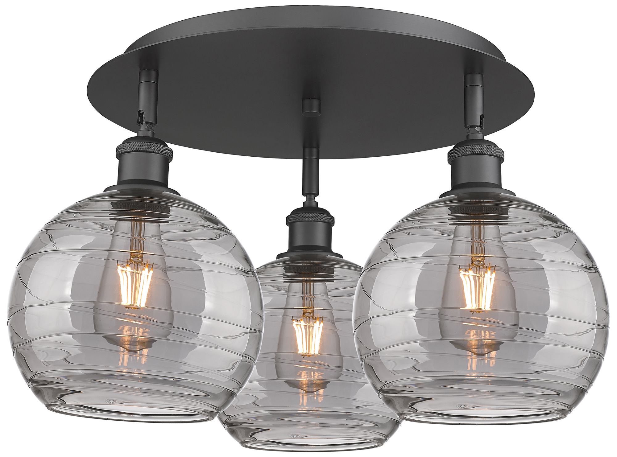 Innovations Lighting Athens Deco Swirl Black Collection