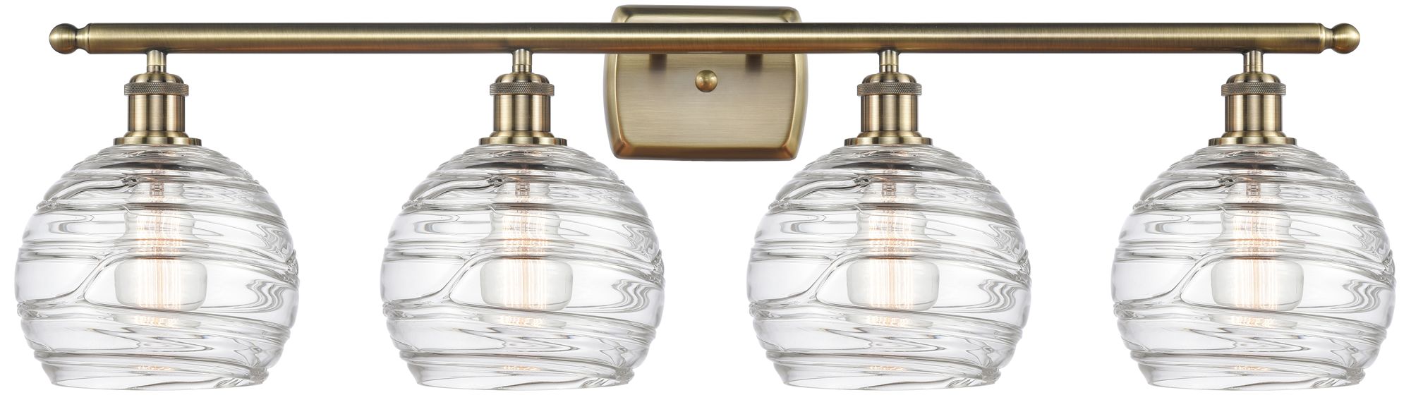 Innovations Lighting Athens Deco Swirl Brass - Antique Brass Collection