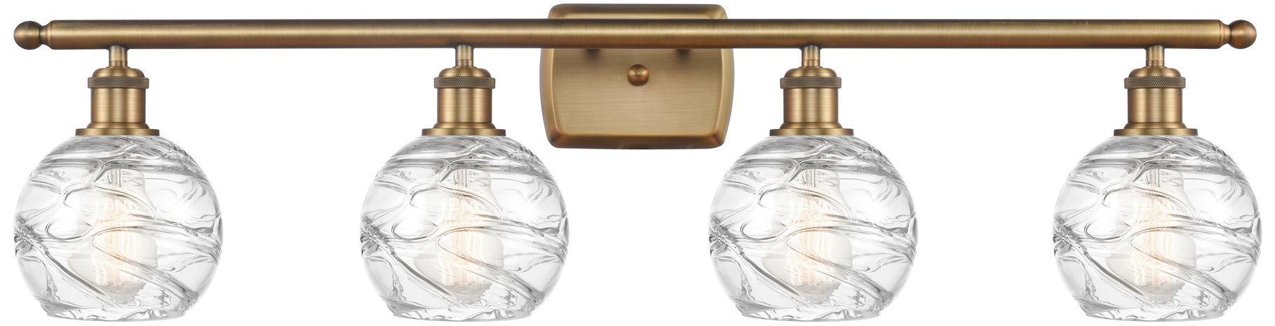 Innovations Lighting Athens Deco Swirl Brass - Antique Brass Collection