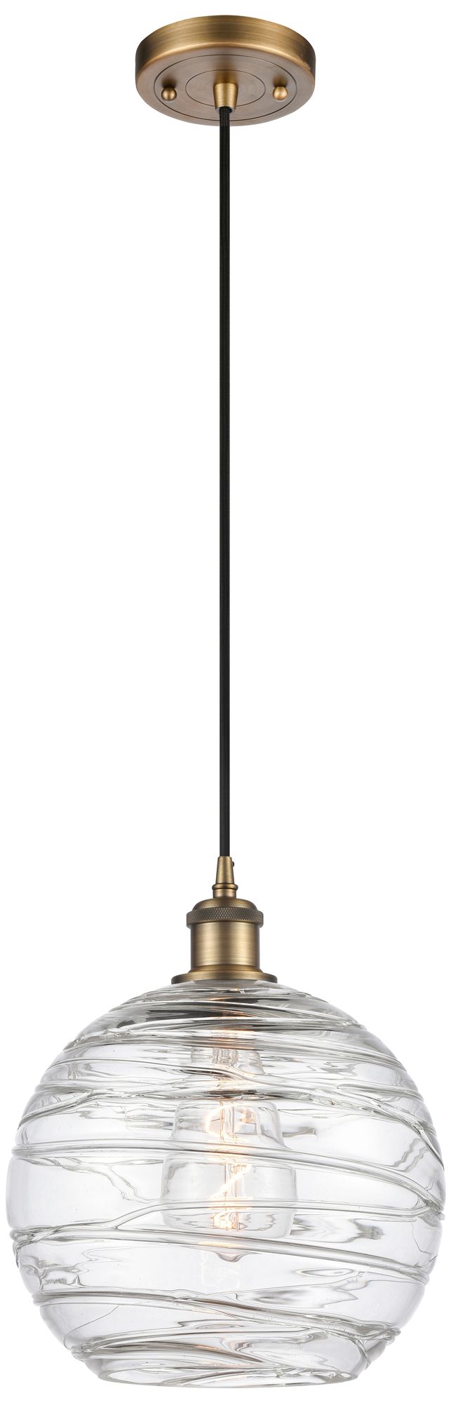 Innovations Lighting Athens Deco Swirl Brass - Antique Brass Collection