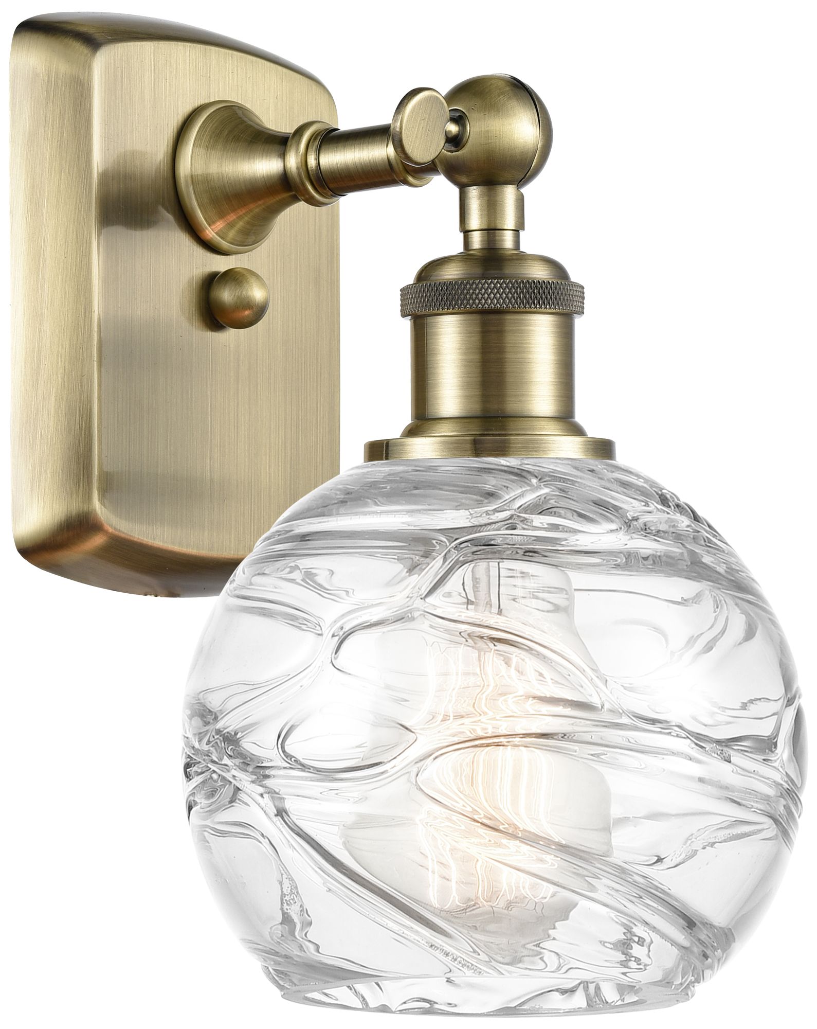 Innovations Lighting Athens Deco Swirl Brass - Antique Brass Collection