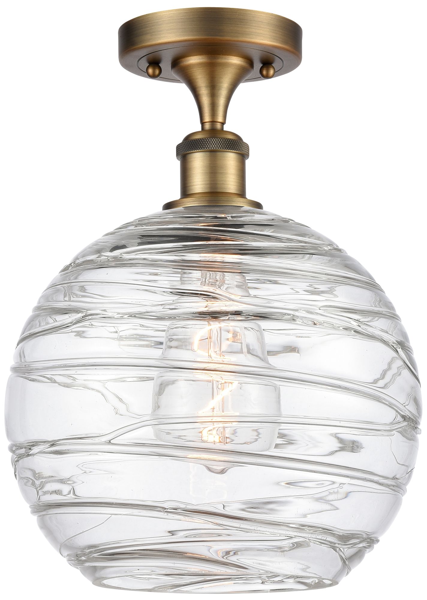 Innovations Lighting Athens Deco Swirl Brass - Antique Brass Collection