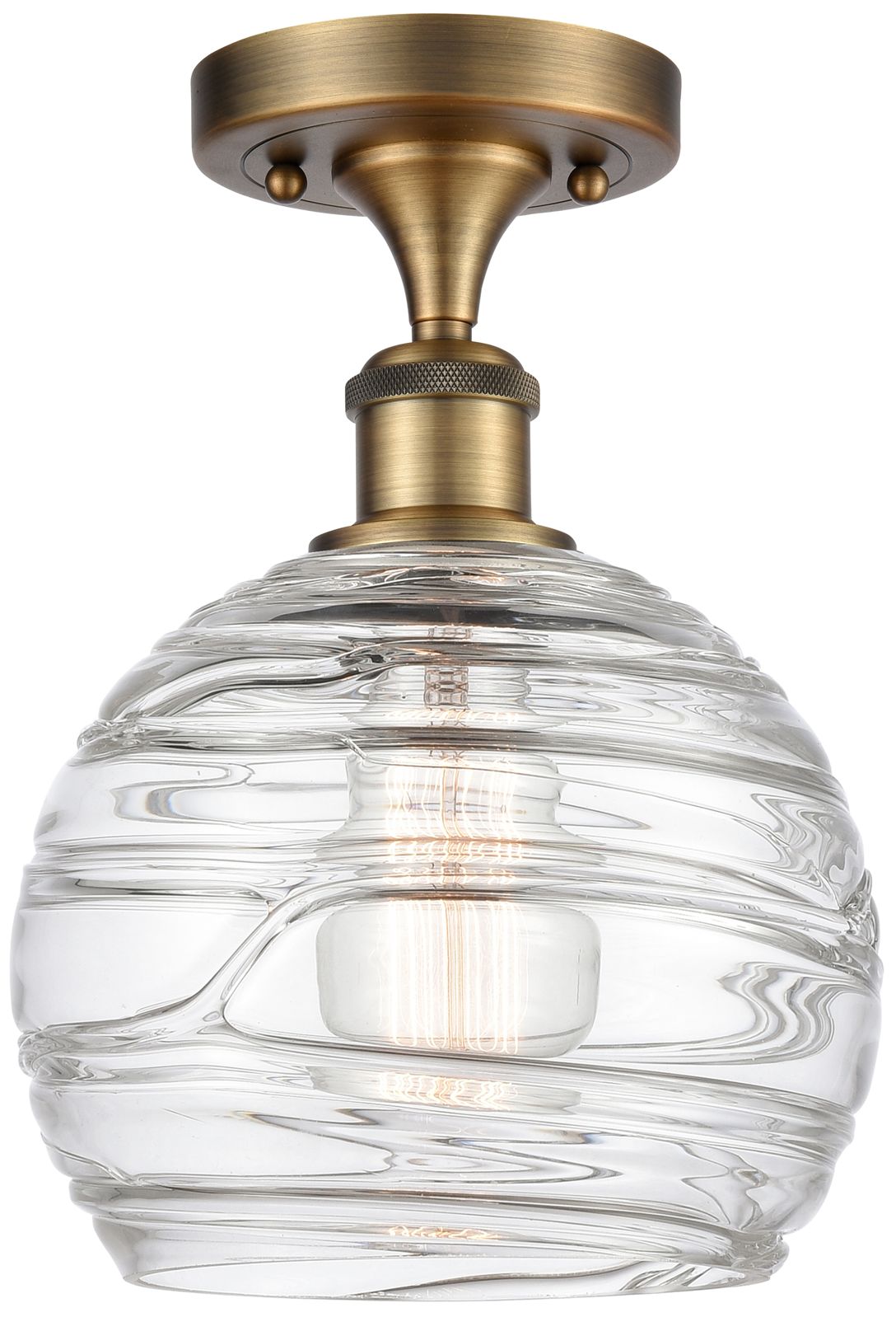 Innovations Lighting Athens Deco Swirl Brass - Antique Brass Collection