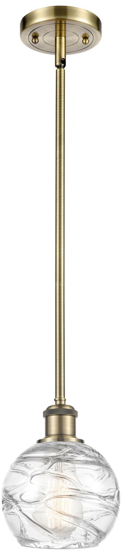 Innovations Lighting Athens Deco Swirl Brass - Antique Brass Collection