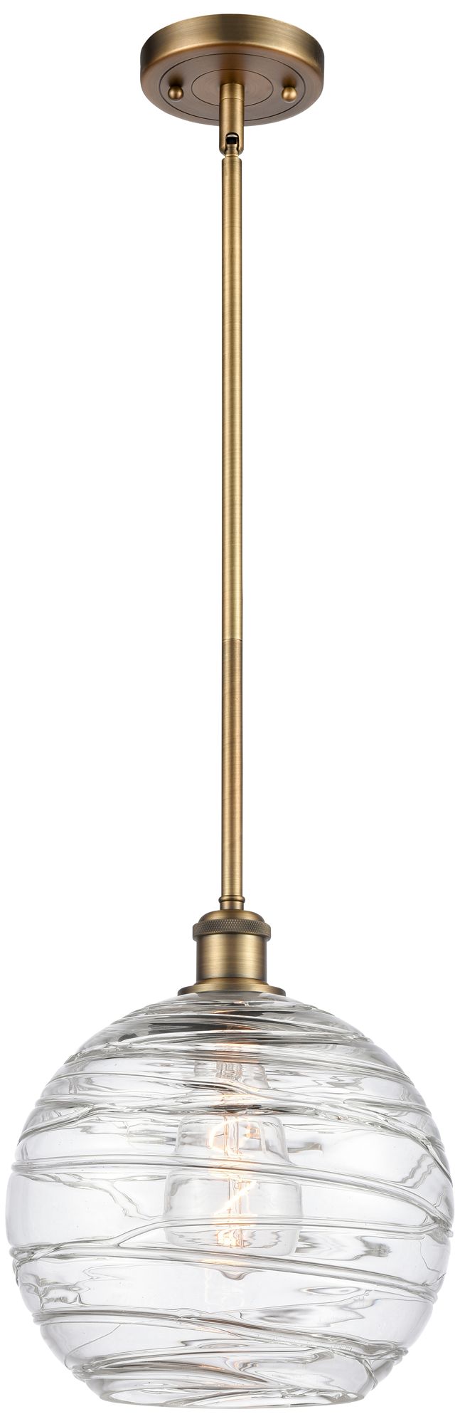 Innovations Lighting Athens Deco Swirl Brass - Antique Brass Collection
