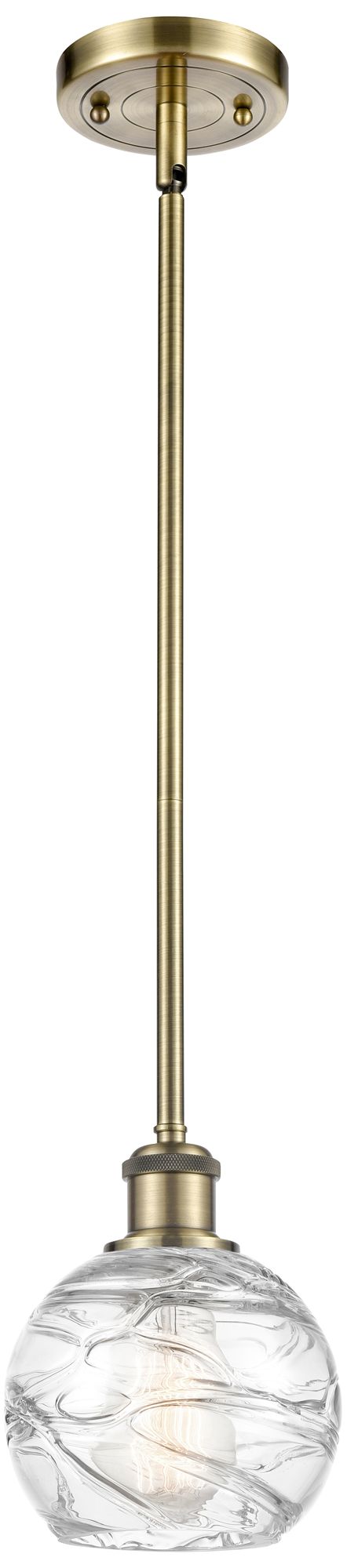 Innovations Lighting Athens Deco Swirl Brass - Antique Brass Collection