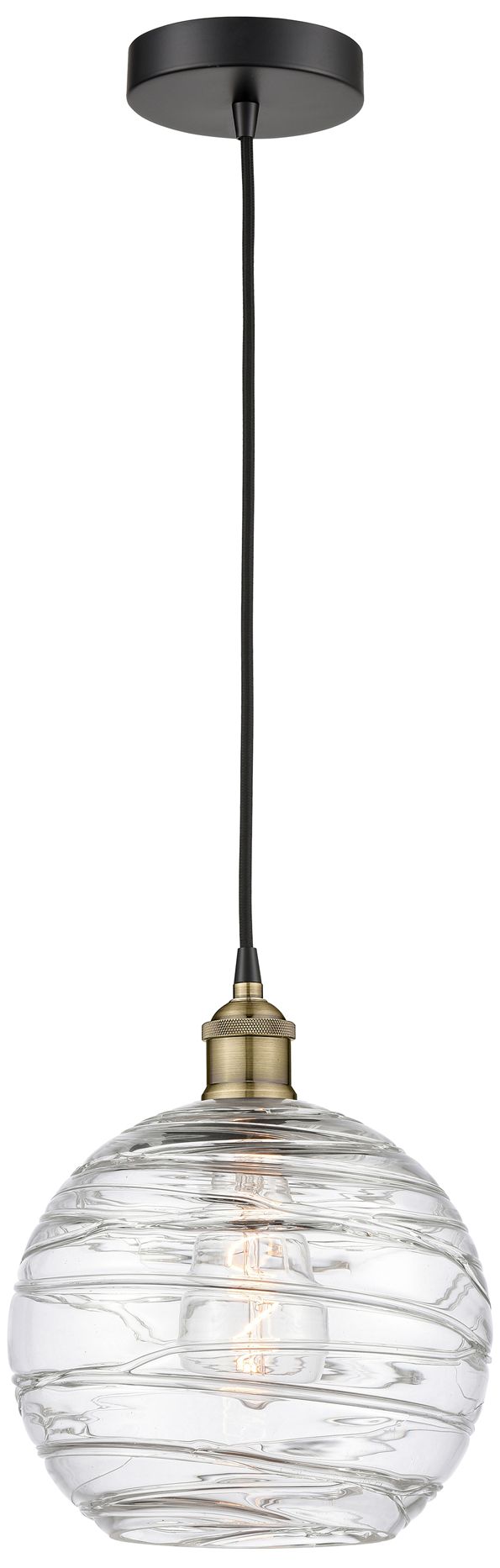 Innovations Lighting Athens Deco Swirl Brass - Antique Brass Collection