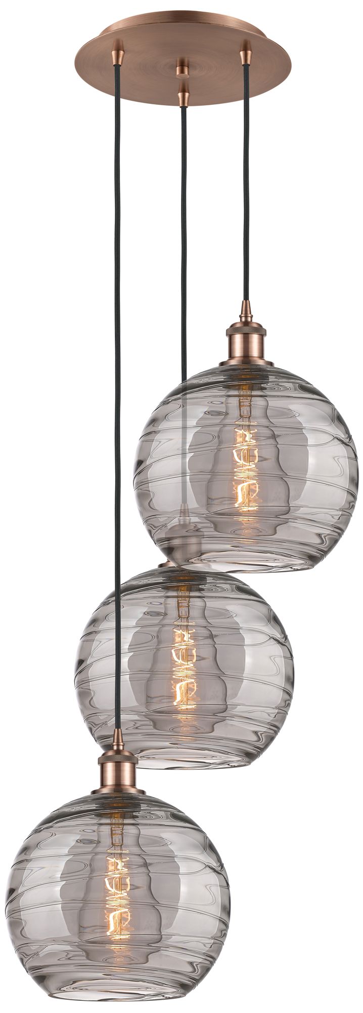 Innovations Lighting Athens Deco Swirl Brown Collection