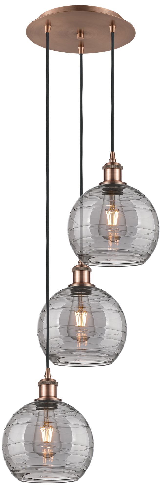 Innovations Lighting Athens Deco Swirl Brown Collection