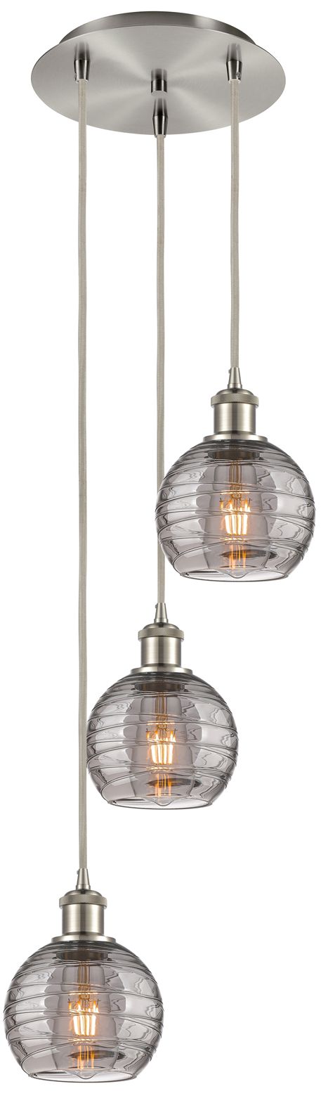 Innovations Lighting Athens Deco Swirl Brushed Nickel Collection