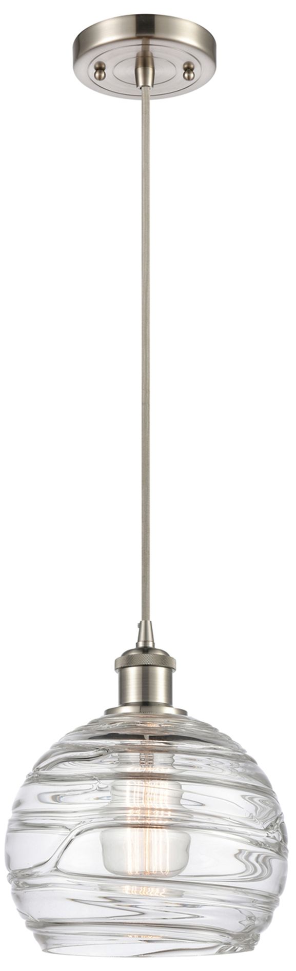 Innovations Lighting Athens Deco Swirl Brushed Nickel Collection