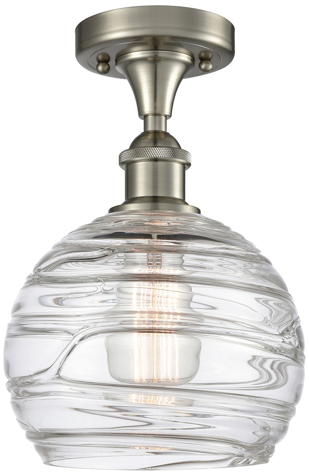 Innovations Lighting Athens Deco Swirl Brushed Nickel Collection