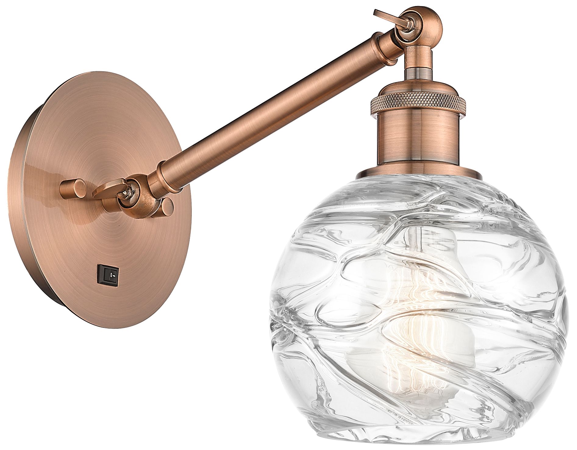 Innovations Lighting Athens Deco Swirl Copper Collection