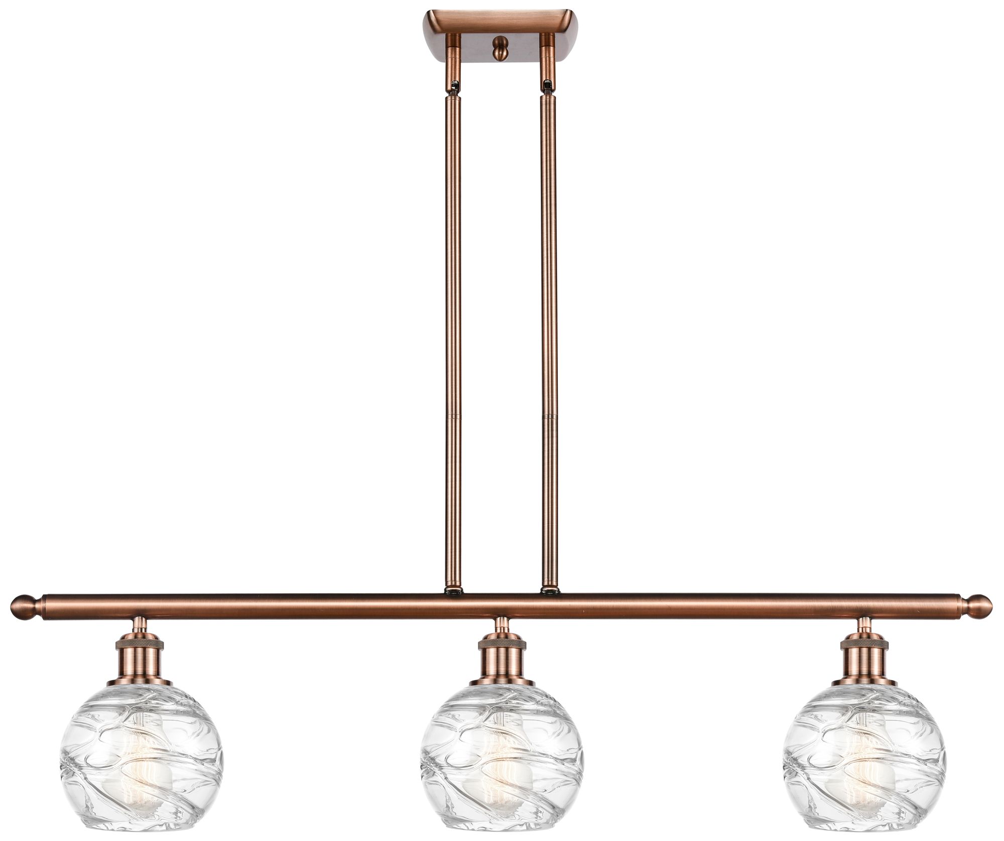 Innovations Lighting Athens Deco Swirl Copper Collection