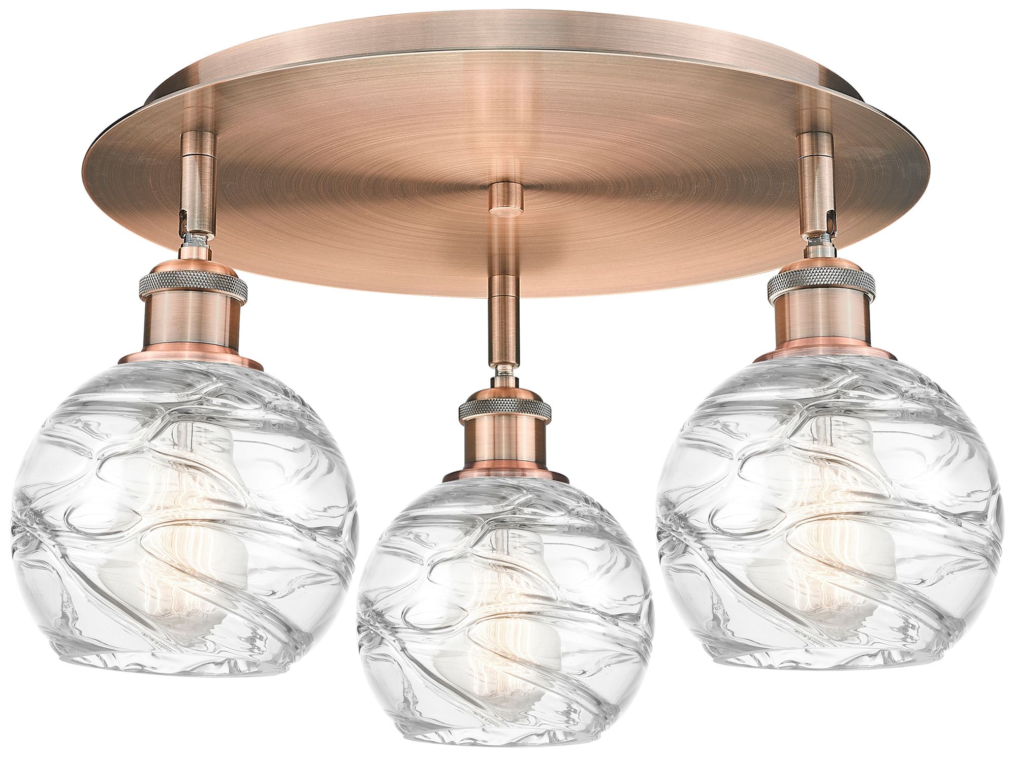 Innovations Lighting Athens Deco Swirl Copper Collection