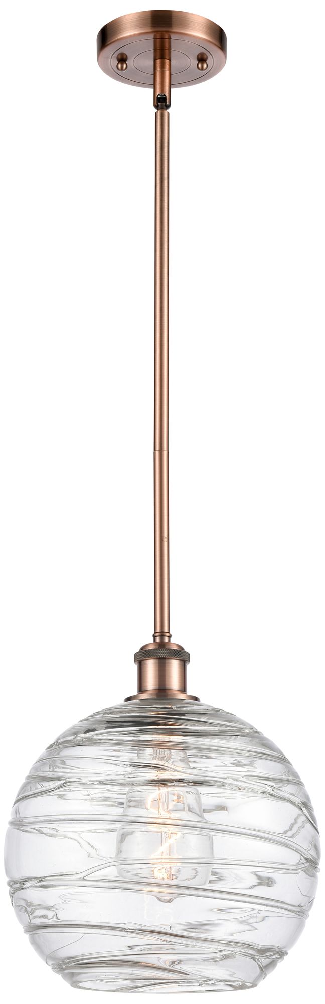 Innovations Lighting Athens Deco Swirl Copper Collection