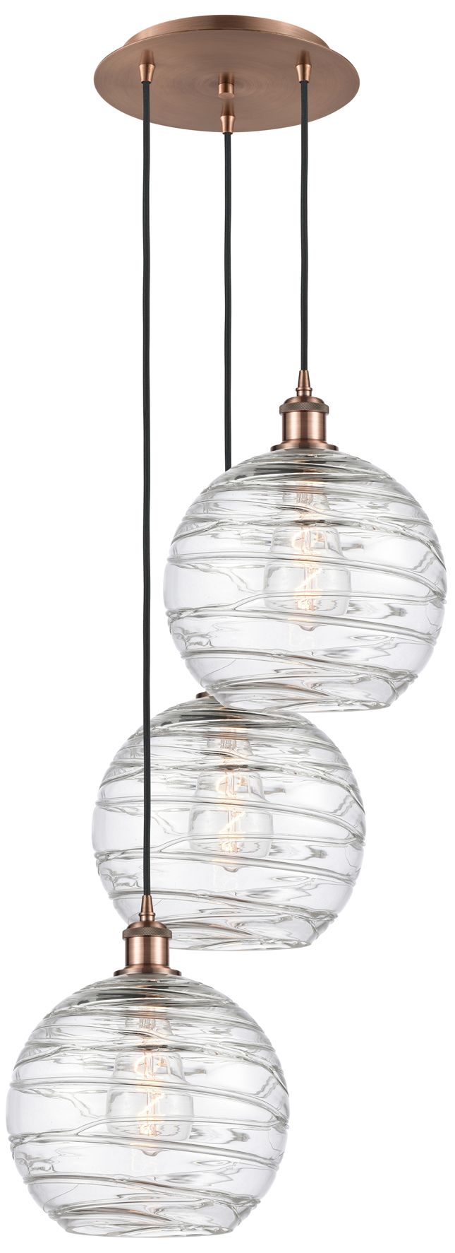 Innovations Lighting Athens Deco Swirl Glass Collection