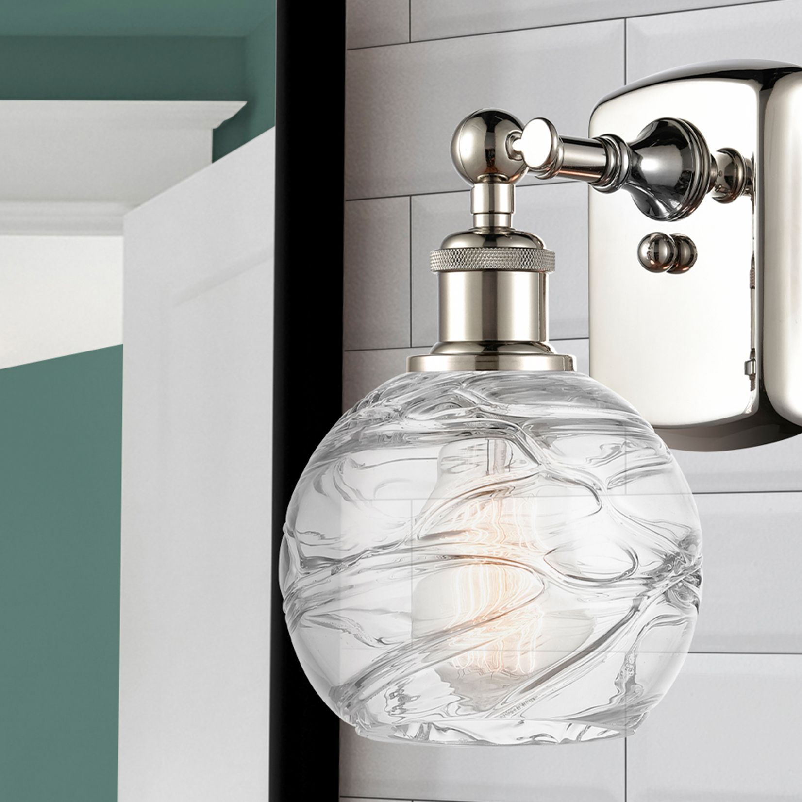 Innovations Lighting Athens Deco Swirl Silver Collection