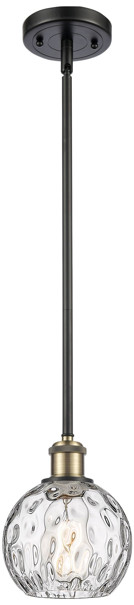 Innovations Lighting Athens Water Glass Black Collection