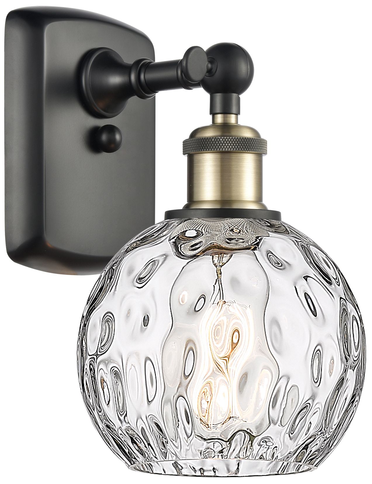 Innovations Lighting Athens Water Glass Black Collection