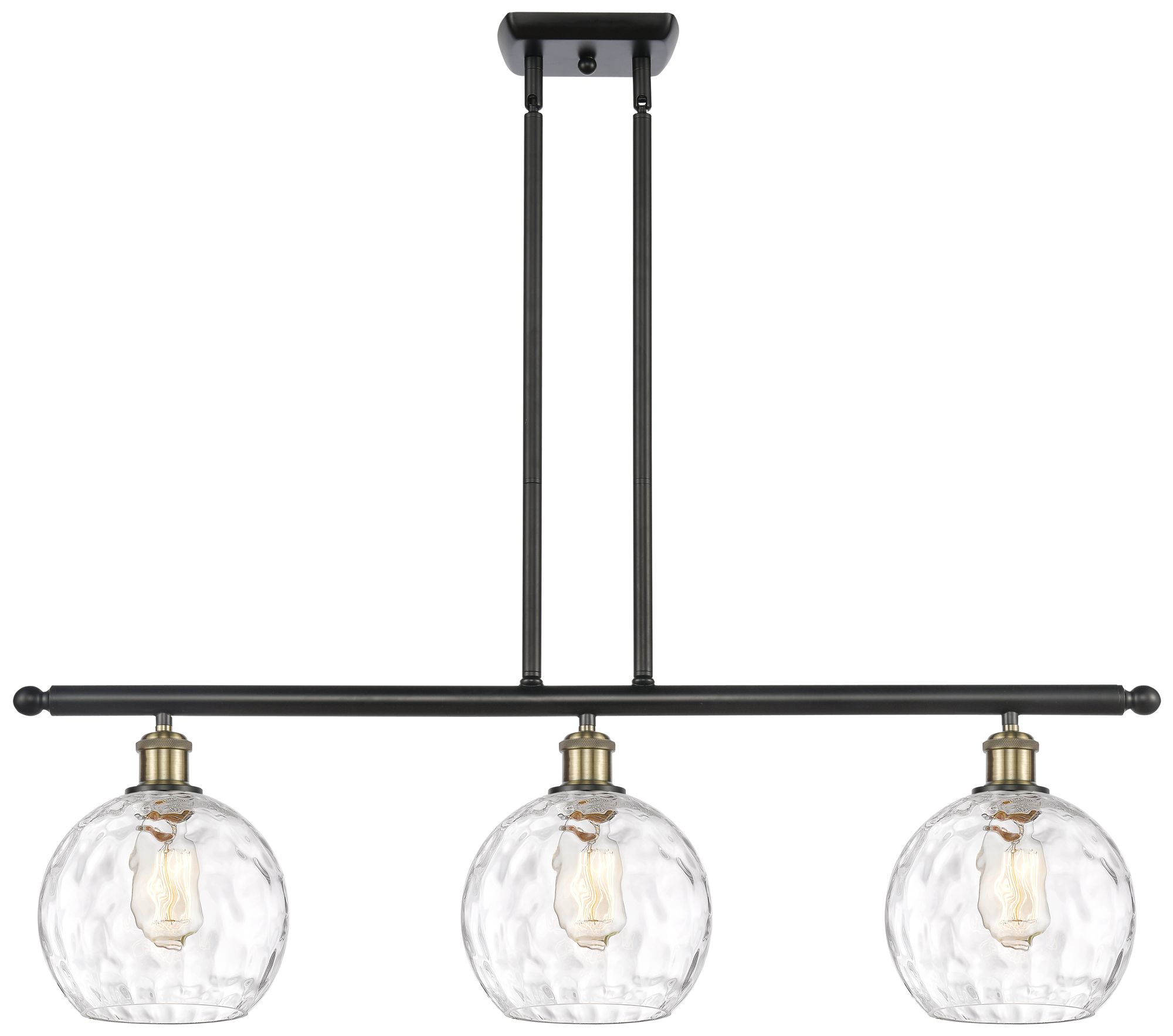 Innovations Lighting Athens Water Glass Black Collection