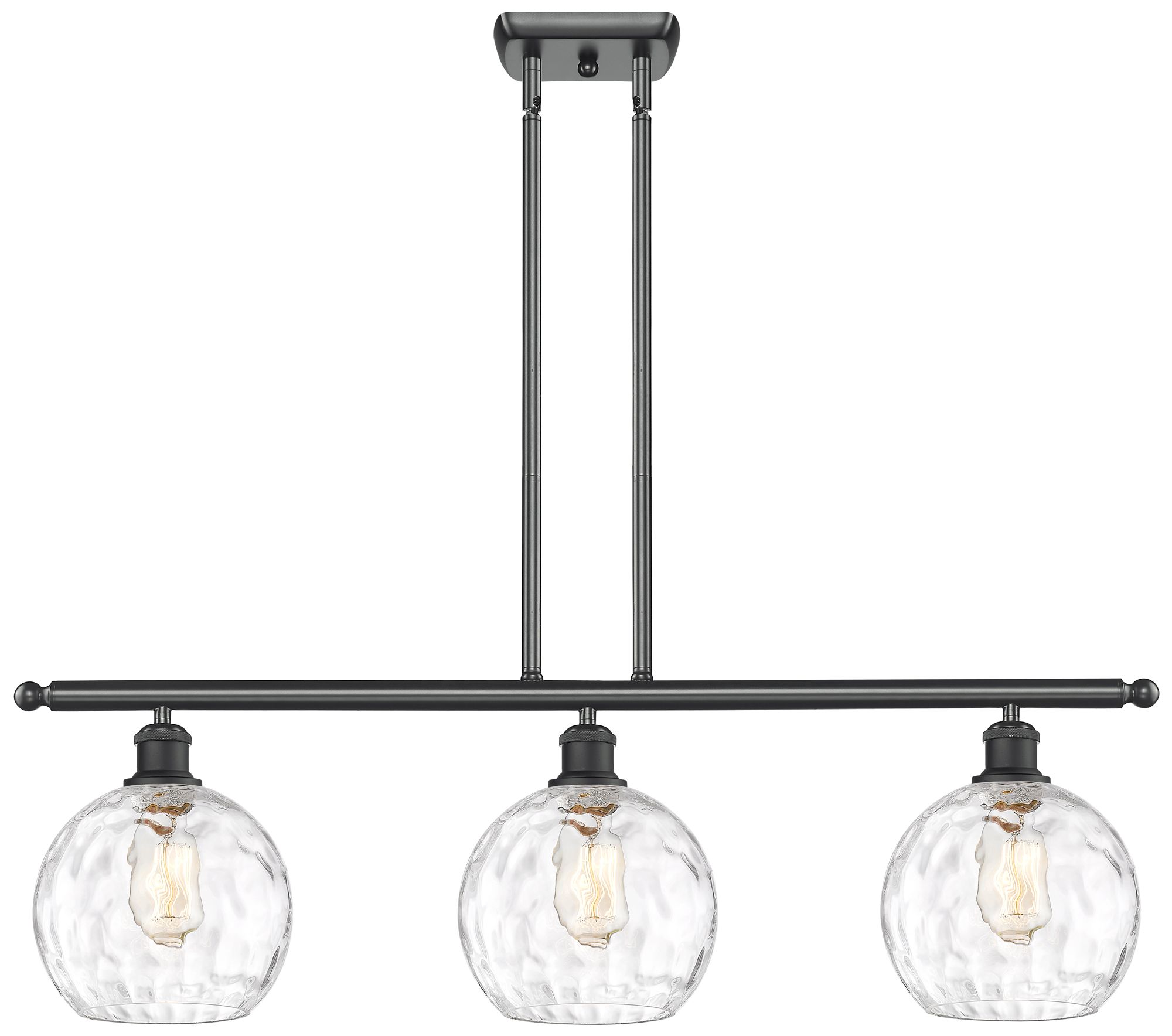 Innovations Lighting Athens Water Glass Black Collection