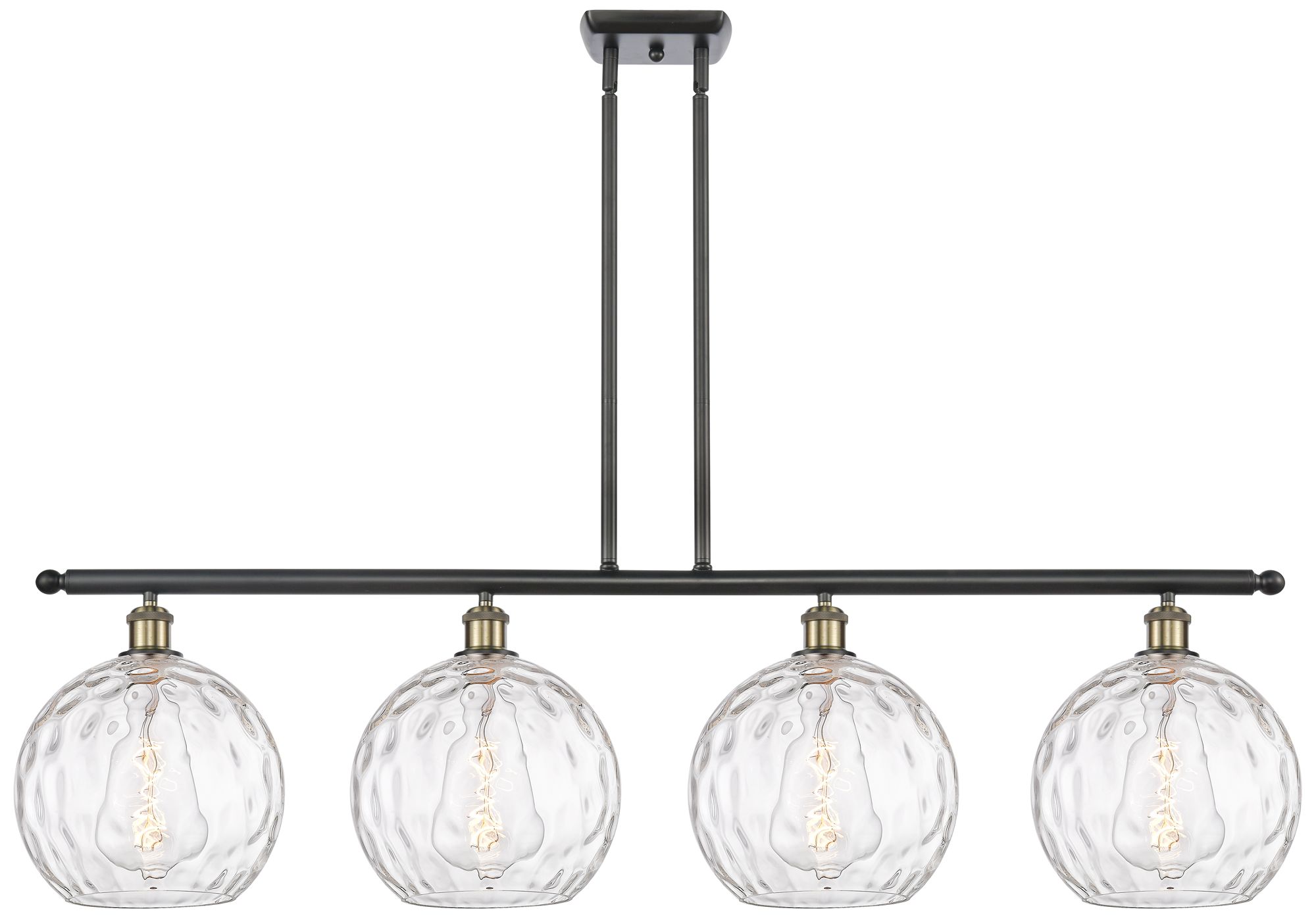 Innovations Lighting Athens Water Glass Black Collection