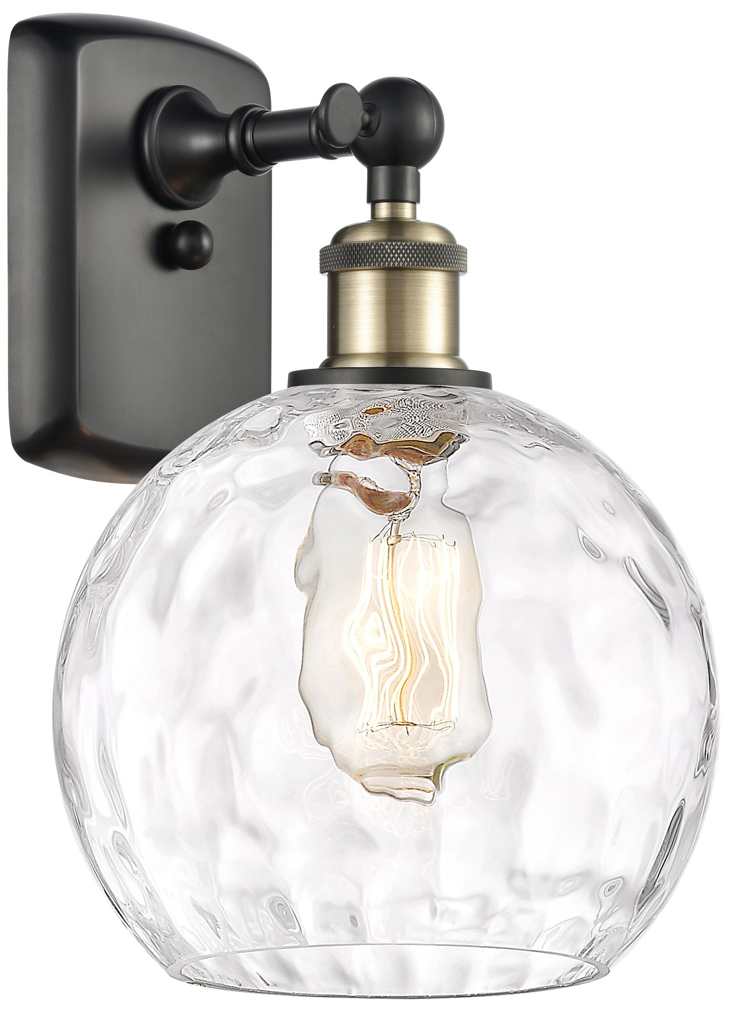 Innovations Lighting Athens Water Glass Black Collection