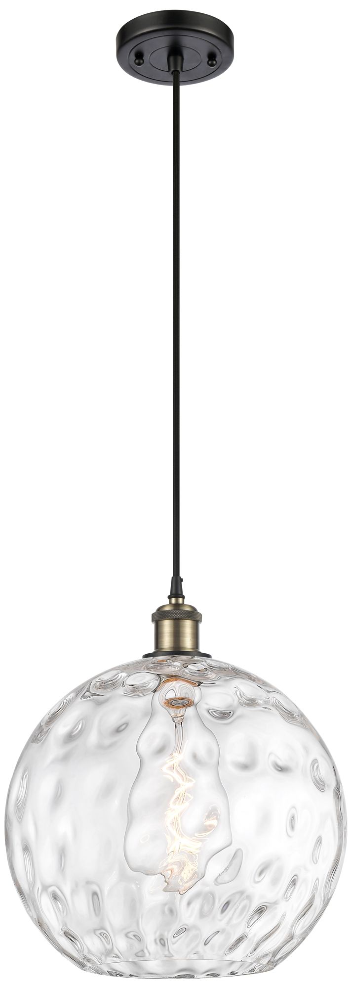 Innovations Lighting Athens Water Glass Black Collection