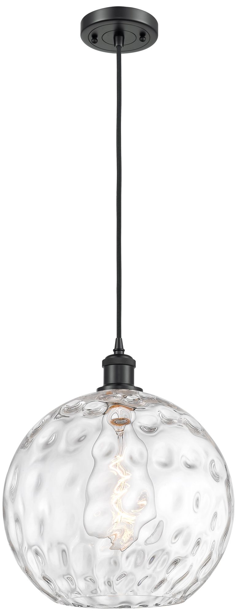 Innovations Lighting Athens Water Glass Black Collection