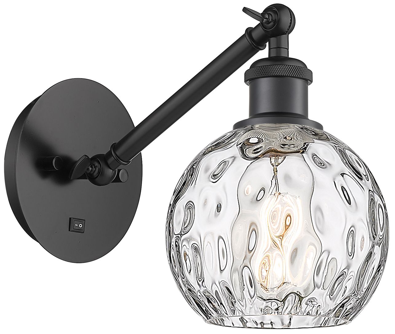 Innovations Lighting Athens Water Glass Black Collection