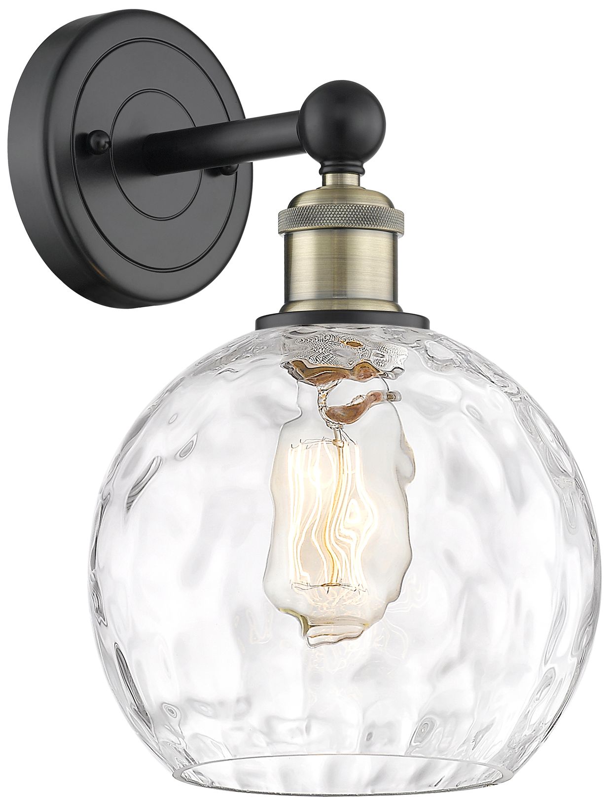 Innovations Lighting Athens Water Glass Black Collection