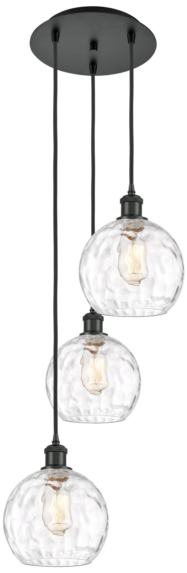 Innovations Lighting Athens Water Glass Black Collection