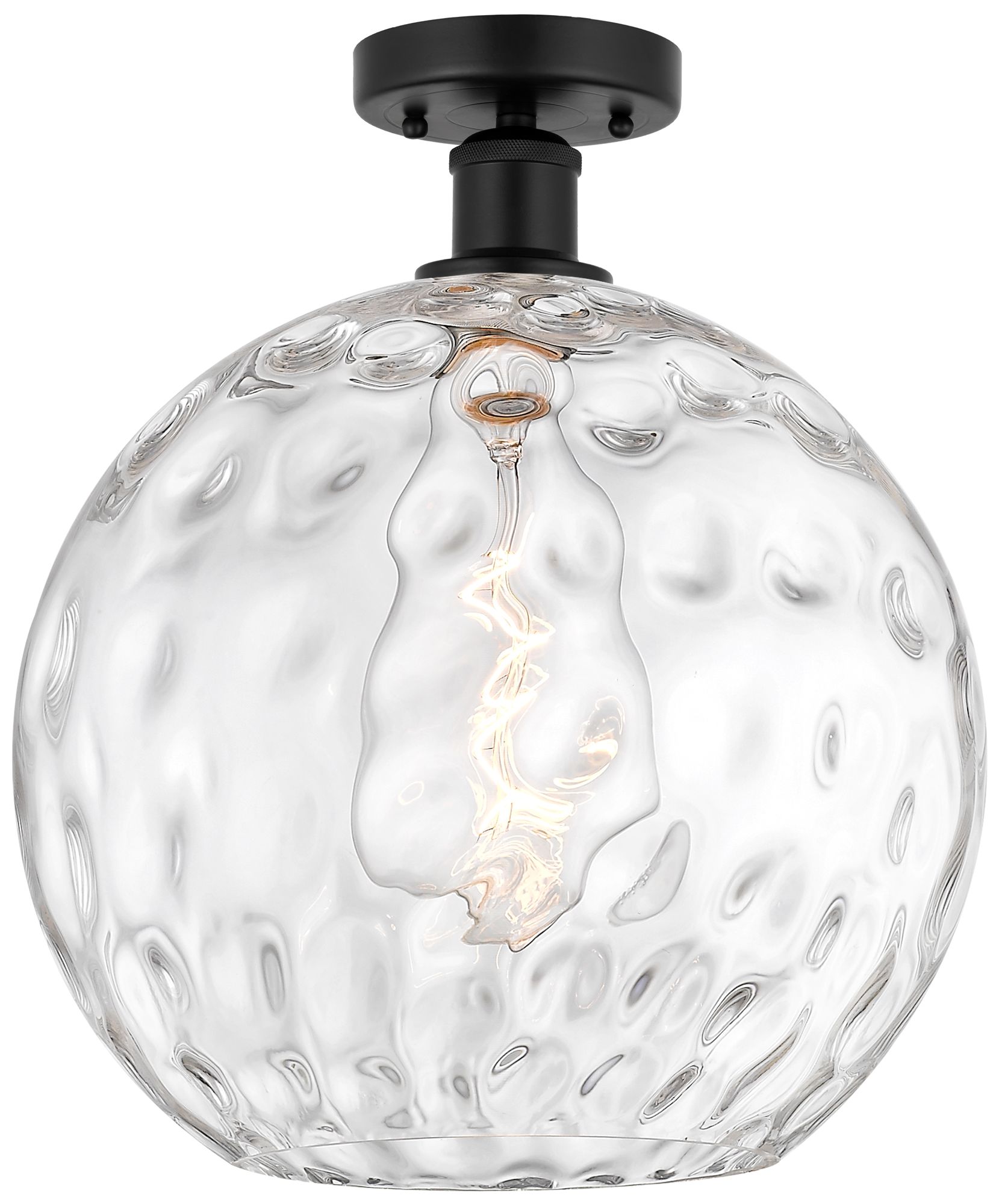 Innovations Lighting Athens Water Glass Black Collection