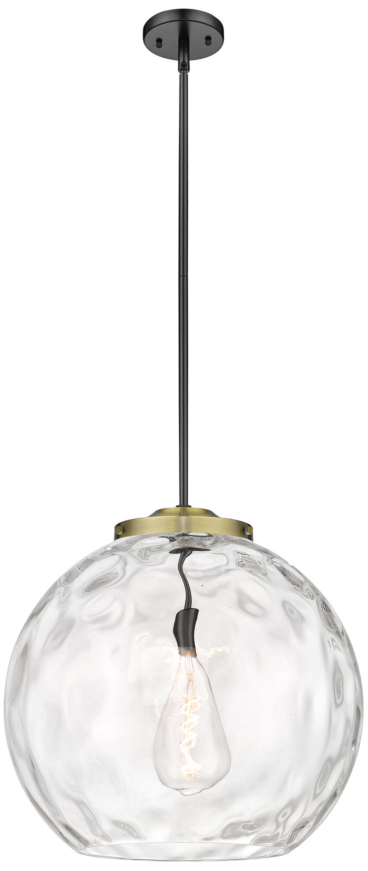 Innovations Lighting Athens Water Glass Black Collection