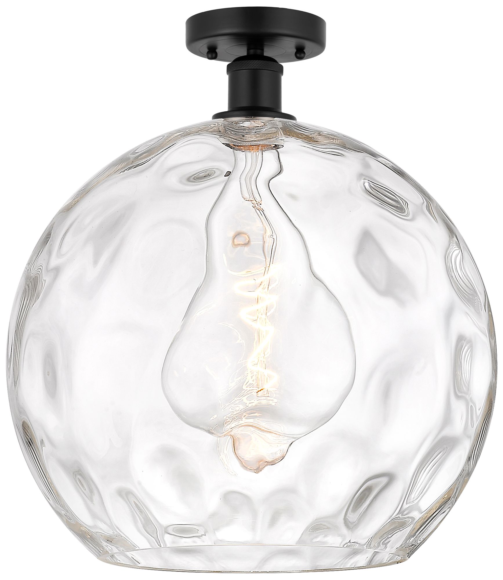 Innovations Lighting Athens Water Glass Black Collection