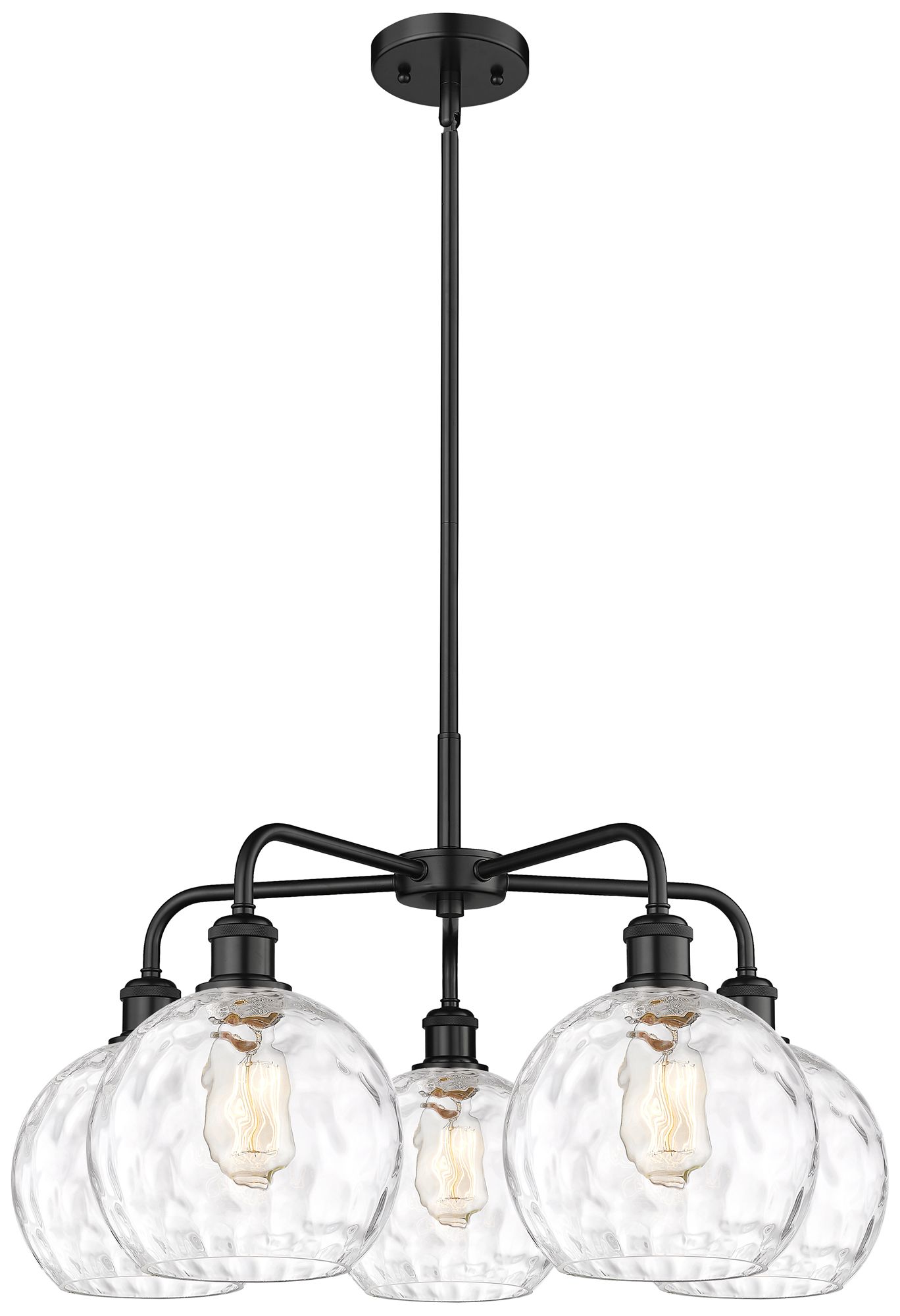 Innovations Lighting Athens Water Glass Black Collection