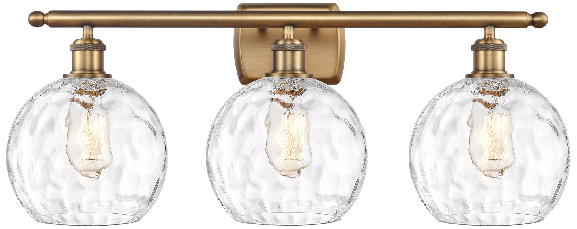 Innovations Lighting Athens Water Glass Brass - Antique Brass Collection