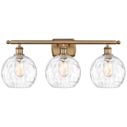 Innovations Lighting Athens Water Glass Brass - Antique Brass Collection