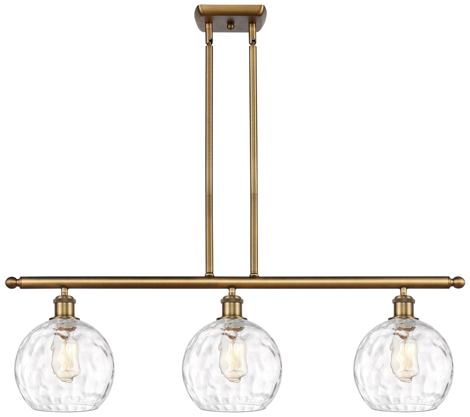 Innovations Lighting Athens Water Glass Brass - Antique Brass Collection