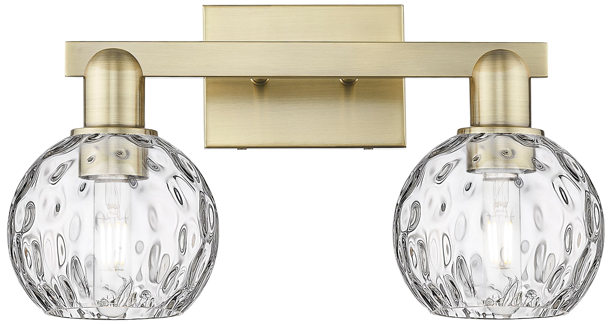 Innovations Lighting Athens Water Glass Brass - Antique Brass Collection