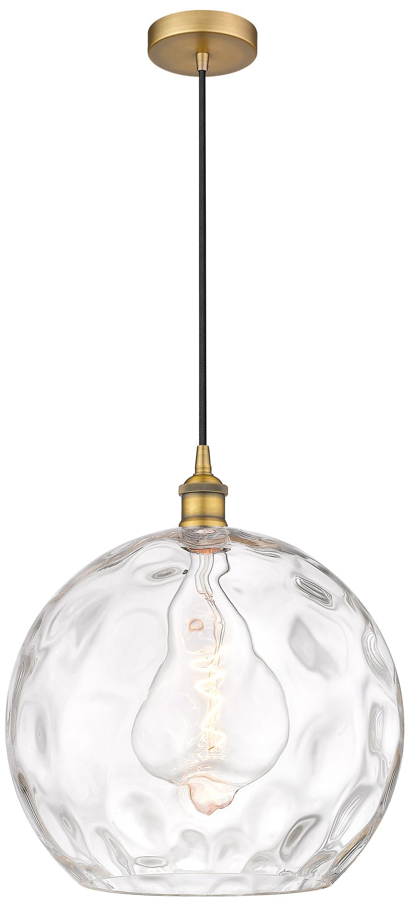 Innovations Lighting Athens Water Glass Brass - Antique Brass Collection