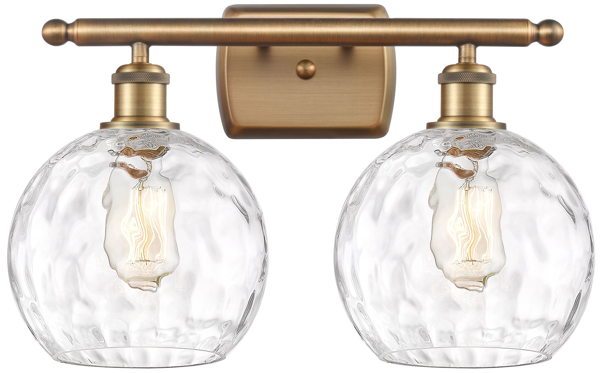 Innovations Lighting Athens Water Glass Brass - Antique Brass Collection