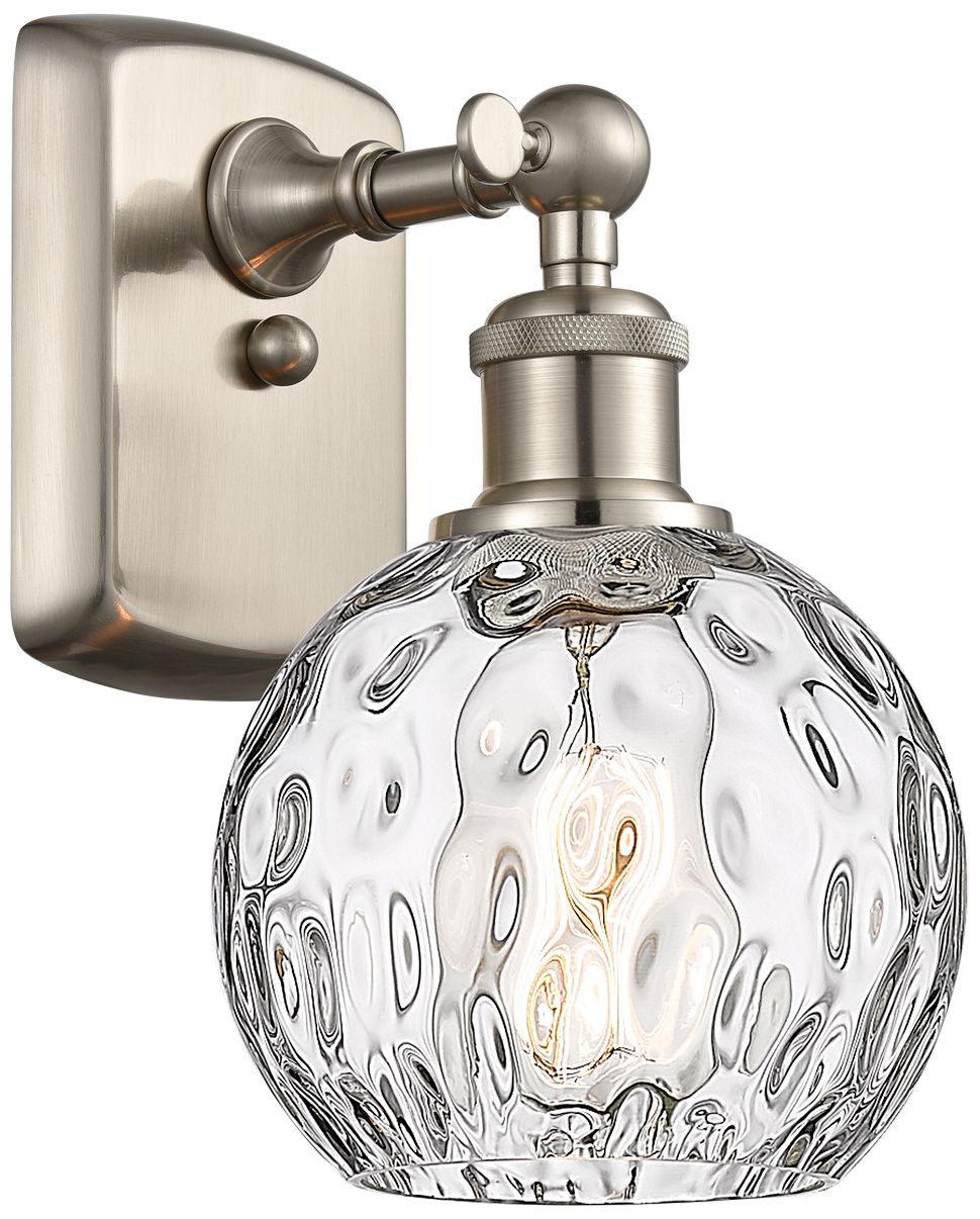 Innovations Lighting Athens Water Glass Brushed Nickel Collection